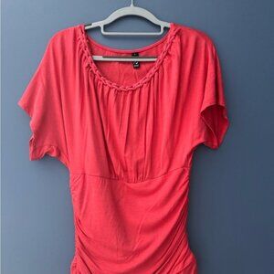 Ing Coral Short Sleeve Top